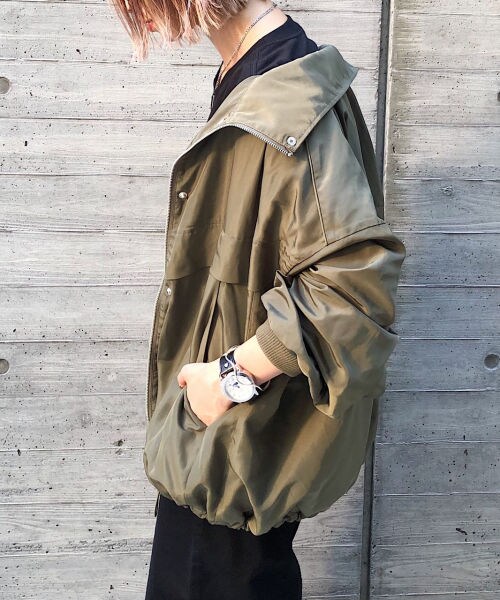 PAGEBOY（ページボーイ）の「スタンドネックナイロンブルゾン（）」 - WEAR