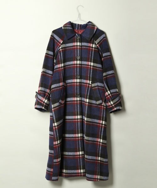 PAGEBOY（ページボーイ）の「ＢＩＧチェックステンカラーコート（ジャケット/アウター・ブラック/ダークブラウン/ネイビー）」の18枚目の写真