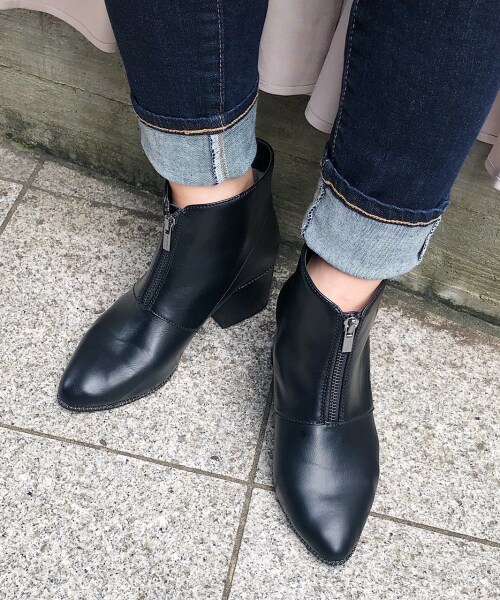 Pageboy ページボーイ の フロントｚｉｐショートブーツ シューズ Wear