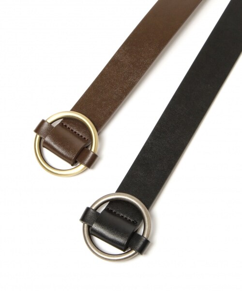 PAGEBOY（ページボーイ）の「リングベルト（ファッション雑貨・ブラック×ゴールド/ブラック×シルバー/ブラウン/キャメル）」の16枚目の写真