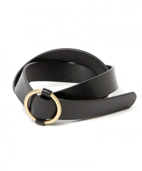 PAGEBOY（ページボーイ）の「リングベルト（ファッション雑貨・ブラック×ゴールド/ブラック×シルバー/ブラウン/キャメル）」の9枚目の写真