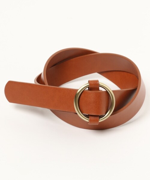 PAGEBOY（ページボーイ）の「リングベルト（ファッション雑貨・ブラック×ゴールド/ブラック×シルバー/ブラウン/キャメル）」の3枚目の写真