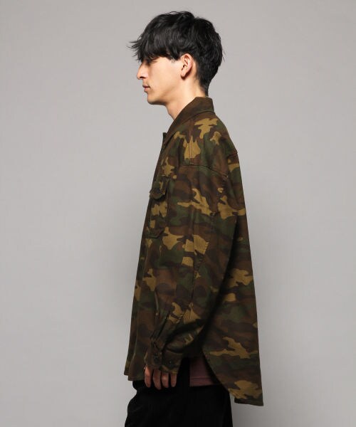 RAGEBLUE（レイジブルー）の「カモフラ柄CPOシャツジャケット（）」 - WEAR