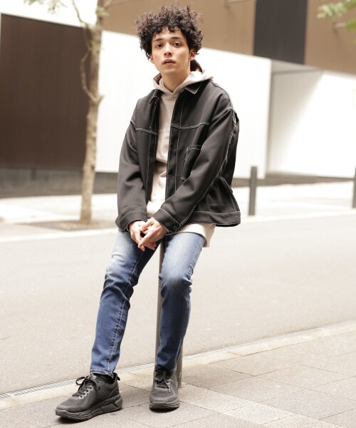 RAGEBLUE（レイジブルー）の「ステッチショートブルゾン（）」 - WEAR