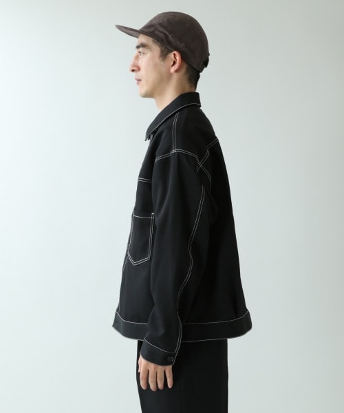 RAGEBLUE（レイジブルー）の「ステッチショートブルゾン（）」 - WEAR