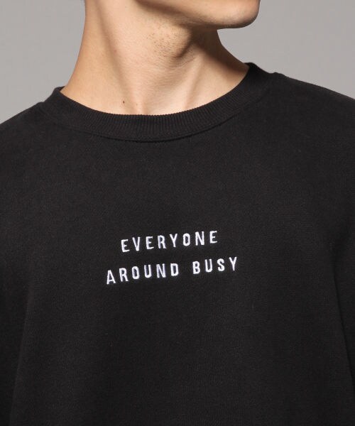 RAGEBLUE（レイジブルー）の「両面起毛ビッグスウェットプリントクルー（トップス・ブラウン系）」の14枚目の写真