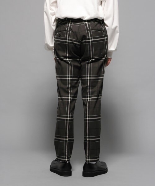 RAGEBLUE（レイジブルー）の「ウールタッチタータンチェックスラックス（パンツ・ベージュ系）」の17枚目の写真