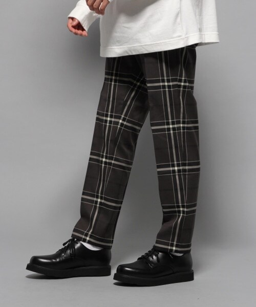RAGEBLUE（レイジブルー）の「ウールタッチタータンチェックスラックス（パンツ・ベージュ系）」の8枚目の写真