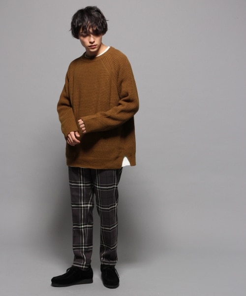 RAGEBLUE（レイジブルー）の「ウールタッチタータンチェックスラックス（パンツ・ベージュ系）」の5枚目の写真