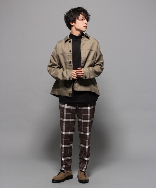 RAGEBLUE（レイジブルー）の「ウールタッチタータンチェックスラックス（パンツ・ベージュ系）」の12枚目の写真