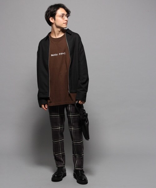 RAGEBLUE（レイジブルー）の「ウールタッチタータンチェックスラックス（パンツ・ベージュ系）」の3枚目の写真