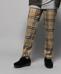 RAGEBLUE | ウールタッチタータンチェックスラックス(パンツ)