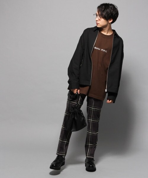 RAGEBLUE（レイジブルー）の「ウールタッチタータンチェックスラックス（パンツ・ベージュ系）」の2枚目の写真