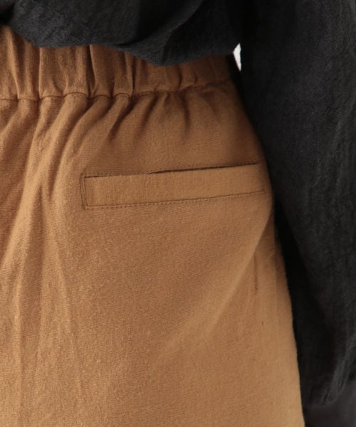 studio CLIP(スタディオクリップ)の「リネンレーヨン起毛ストレッチパンツ(パンツ・チェックブラウン/チェックネイビー/ブラック/ベージュ)」の16枚目の写真
