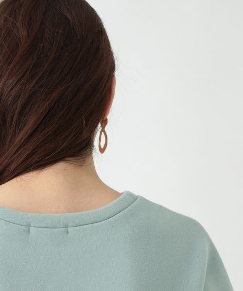 studio CLIP（スタディオクリップ）の「袖ジャガード切り替えプルオーバー（トップス・オフホワイト/スモーク/ミントグリーン）」の13枚目の写真