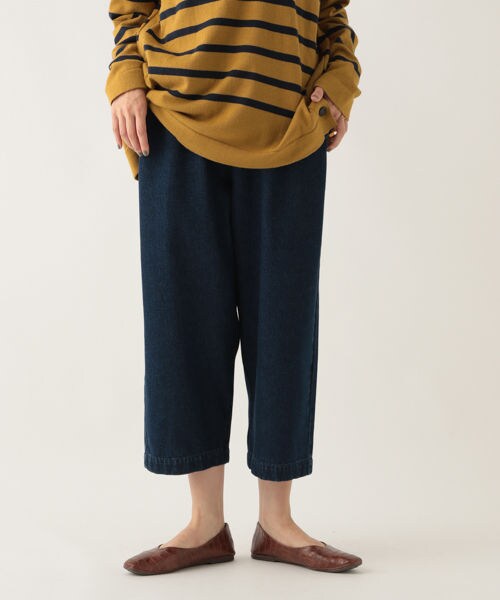 studio CLIP(スタディオクリップ)の「ウエストイージーワイドパンツ(パンツ・アイボリー/ベージュ/インディゴ)」の3枚目の写真