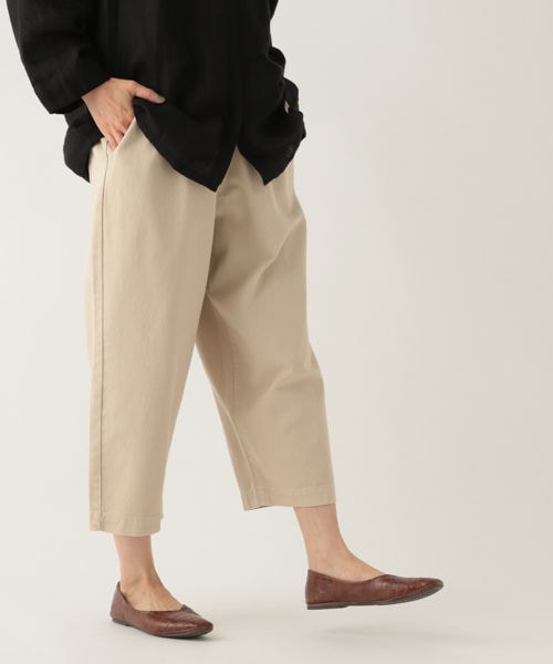 studio CLIP(スタディオクリップ)の「ウエストイージーワイドパンツ(パンツ・アイボリー/ベージュ/インディゴ)」の2枚目の写真