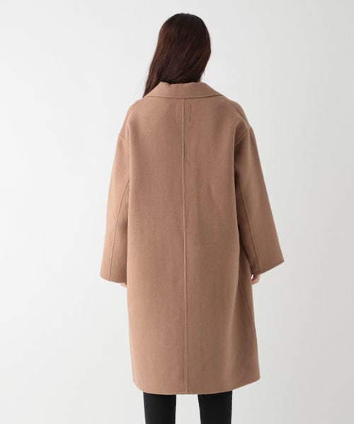 studio CLIP（スタディオクリップ）の「リバー仕立てBIGカラーコート（ジャケット/アウター・グレー/ベージュ）」の8枚目の写真