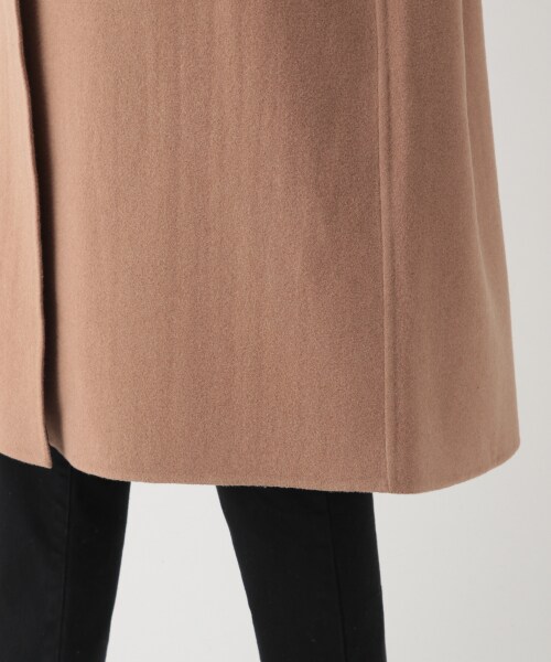 studio CLIP（スタディオクリップ）の「リバー仕立てBIGカラーコート（ジャケット/アウター・グレー/ベージュ）」の13枚目の写真