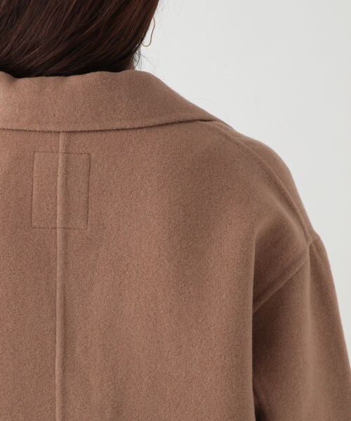 studio CLIP（スタディオクリップ）の「リバー仕立てBIGカラーコート（ジャケット/アウター・グレー/ベージュ）」の14枚目の写真