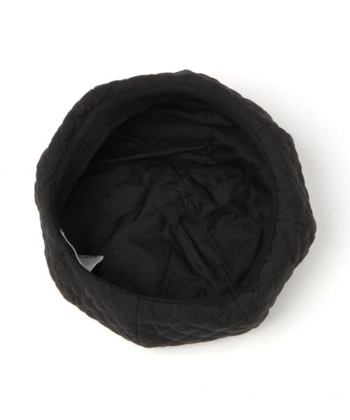 studio CLIP(スタディオクリップ)の「キルティングベレー帽(帽子・ブラック/カーキ)」の6枚目の写真