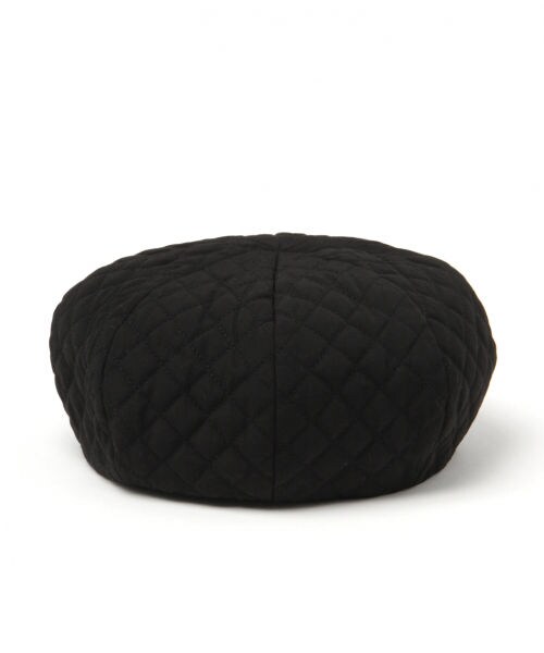 studio CLIP(スタディオクリップ)の「キルティングベレー帽(帽子・ブラック/カーキ)」の4枚目の写真
