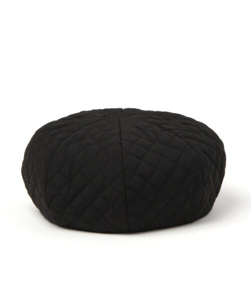 studio CLIP(スタディオクリップ)の「キルティングベレー帽(帽子・ブラック/カーキ)」の3枚目の写真