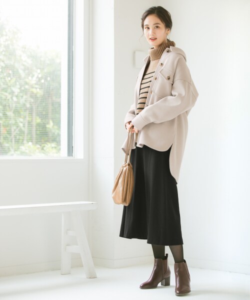 GLOBAL WORK（グローバルワーク）の「CPOブルゾン（ジャケット/アウター・グレー/ベージュ）」の3枚目の写真