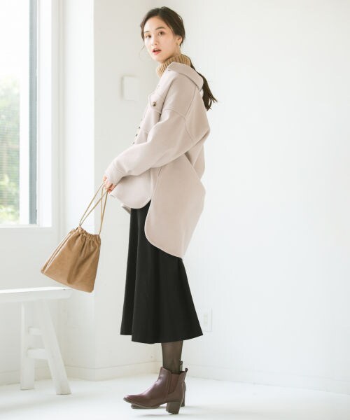 GLOBAL WORK（グローバルワーク）の「CPOブルゾン（ジャケット/アウター・グレー/ベージュ）」の4枚目の写真