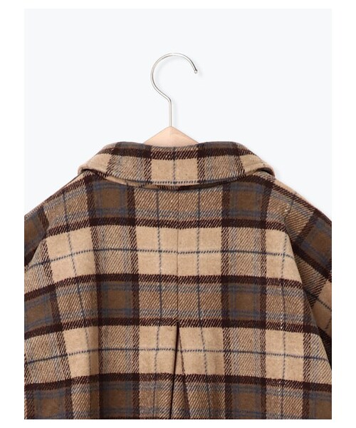 ehka sopo（エヘカソポ）の「チェックステンカラーコート（）」 - WEAR