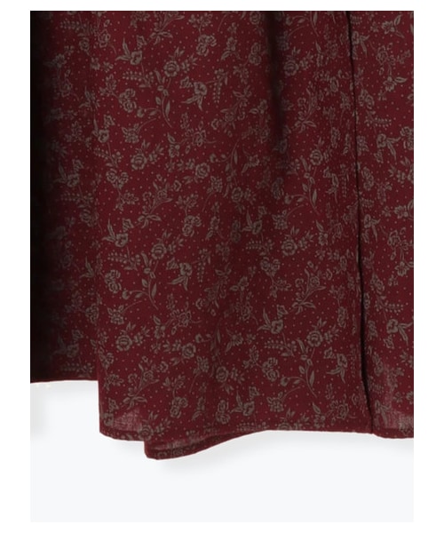 Samansa Mos2（サマンサ モスモス）の「【Special Price】花柄カシュクールキャミワンピース（ワンピース/ドレス・ボルドー/グリーン/ネイビー・F）」の5枚目の写真