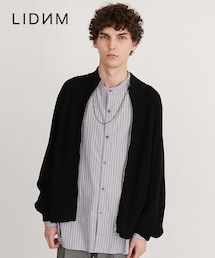 LIDNM | WHOLEGARMENT ZIP UP KNIT(ニット/セーター)