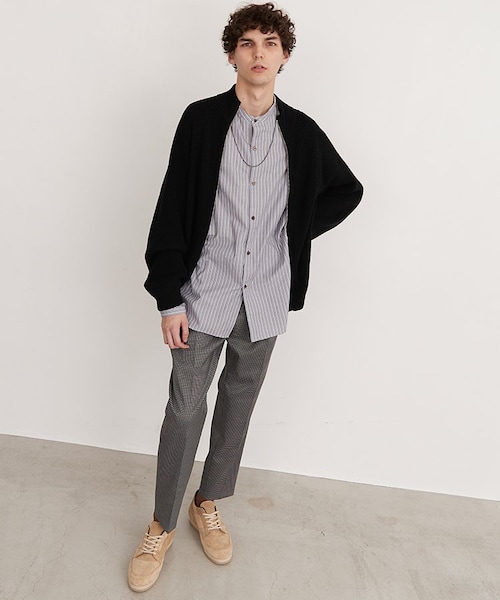 LIDNM(リドム)の「WHOLEGARMENT ZIP UP KNIT(ニット/セーター・メンズ・ブラック系・MEDIUM/LARGE)」の4枚目の写真