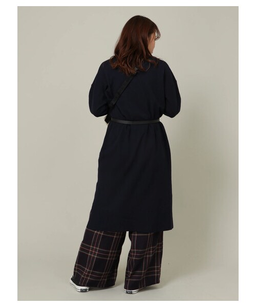 SEVENDAYS=SUNDAY（セブンデイズサンデイ）の「【Special Price】モックネックニットマキシワンピース（トップス・杢グレー/ブラック/グリーン/ネイビー・F）」の8枚目の写真