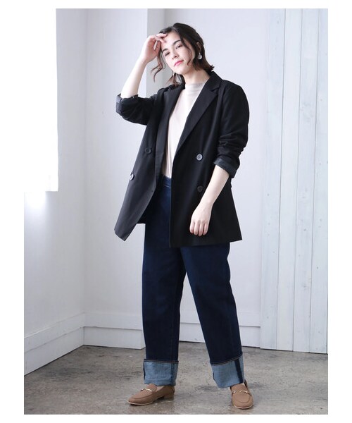 SEVENDAYS=SUNDAY（セブンデイズサンデイ）の「【Special Price】メンズライクテーラードジャケット（ジャケット/アウター・ブラック・M/L）」の2枚目の写真