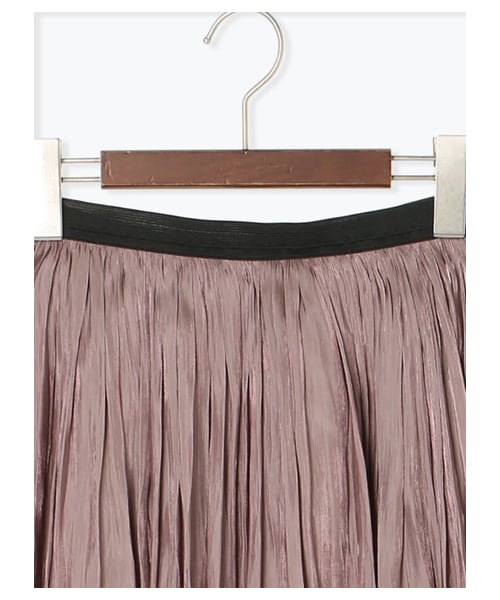 Te chichi（テチチ）の「オーロラサテンプリーツスカート（スカート・ブラック/ピンク/ブルー・F）」の3枚目の写真