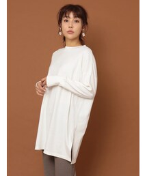 Green　Parks | ・furryrate フライスサイドスリットチュニック(トップス)