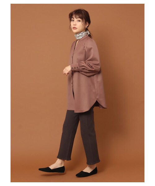 Green Parks(グリーンパークス)の「・RAY CASSIN リブニットパンツ(パンツ・ブラック/ベージュ/ブラウン・F)」の3枚目の写真