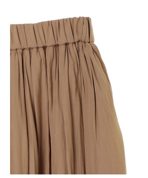 Green　Parks（グリーンパークス）の「ギャザーロングスカート（スカート・ブラック/ベージュ/カーキ/パープル・F）」の8枚目の写真