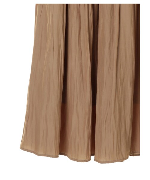 Green　Parks（グリーンパークス）の「ギャザーロングスカート（スカート・ブラック/ベージュ/カーキ/パープル・F）」の9枚目の写真