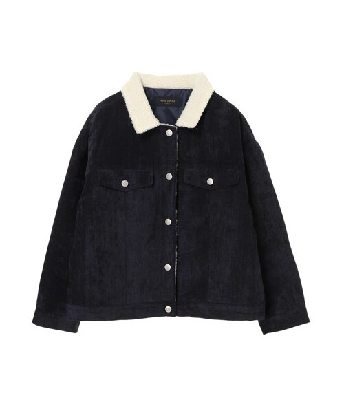 Green　Parks（グリーンパークス）の「コーデュロイブルゾン（ジャケット/アウター・ブラウン/キャメル/ネイビー・F）」の13枚目の写真