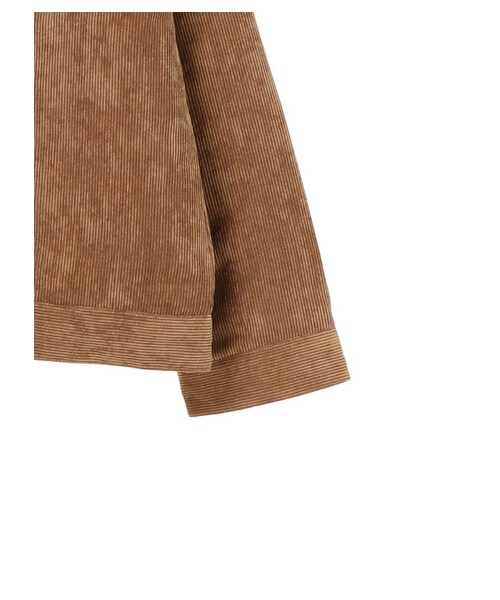 Green　Parks（グリーンパークス）の「コーデュロイブルゾン（ジャケット/アウター・ブラウン/キャメル/ネイビー・F）」の9枚目の写真