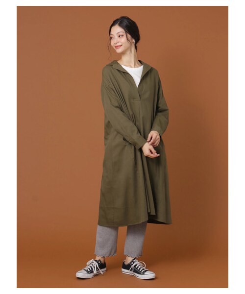 Green Parks(グリーンパークス)の「【Special Price】リブレギンスワイドパンツ(レッグウェア・杢グレー/ブラック/ライトベージュ/モカ・F)」の13枚目の写真