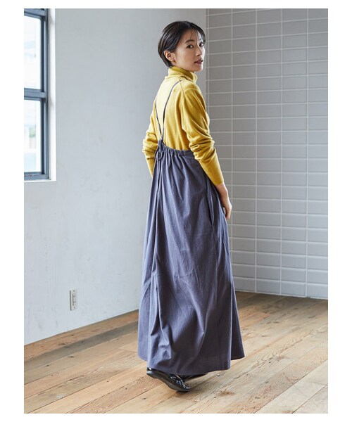 AMERICAN HOLIC(アメリカンホリック)の「【Special Price】綿ビエラギャザーキャミワンピース(ワンピース/ドレス・チャコールグレー/キャメル/グレンチェック・F)」の5枚目の写真