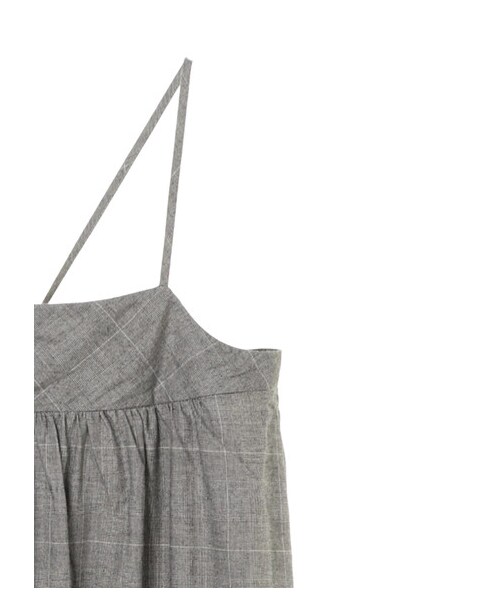 AMERICAN HOLIC(アメリカンホリック)の「【Special Price】綿ビエラギャザーキャミワンピース(ワンピース/ドレス・チャコールグレー/キャメル/グレンチェック・F)」の8枚目の写真