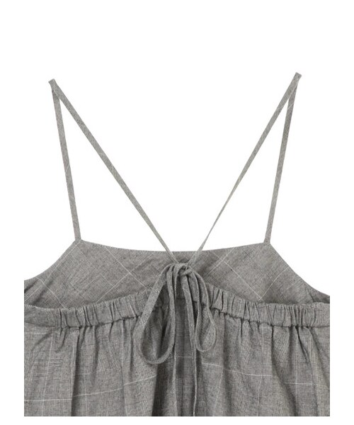 AMERICAN HOLIC(アメリカンホリック)の「【Special Price】綿ビエラギャザーキャミワンピース(ワンピース/ドレス・チャコールグレー/キャメル/グレンチェック・F)」の11枚目の写真