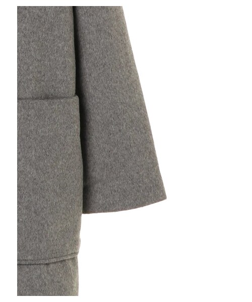 AMERICAN HOLIC（アメリカンホリック）の「【Special Price】パッチポケットガウン風コート（ジャケット/アウター・杢グレー/ブラック/キャメル・M/L）」の11枚目の写真