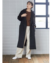 AMERICAN HOLIC | 【Special Price】パッチポケットガウン風コート(ジャケット/アウター)