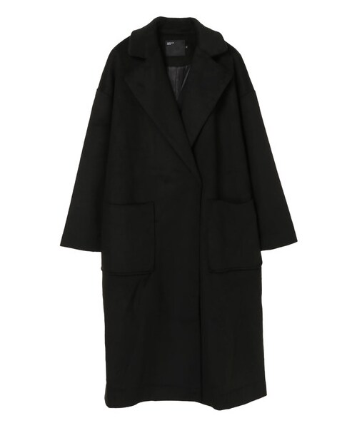 AMERICAN HOLIC（アメリカンホリック）の「【Special Price】パッチポケットガウン風コート（ジャケット/アウター・杢グレー/ブラック/キャメル・M/L）」の14枚目の写真