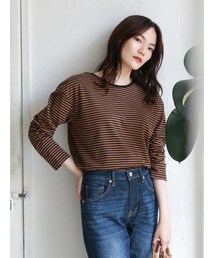 AMERICAN HOLIC | 【Special Price】2WAY衿リブカットプルオーバー(トップス)